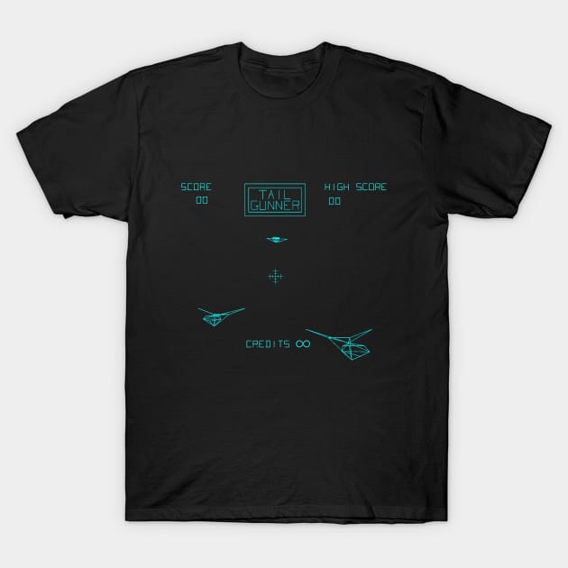 Tail Gunner video game fan T-Shirt by JSnipe